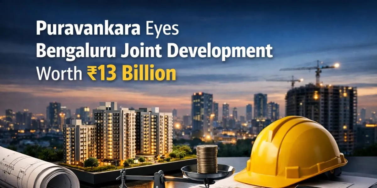 Puravankara Eyes Bengaluru Joint Development Worth 13 bn