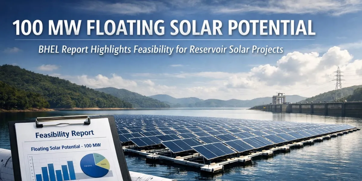 BHEL Report Finds 100 MW Floating Solar Potential