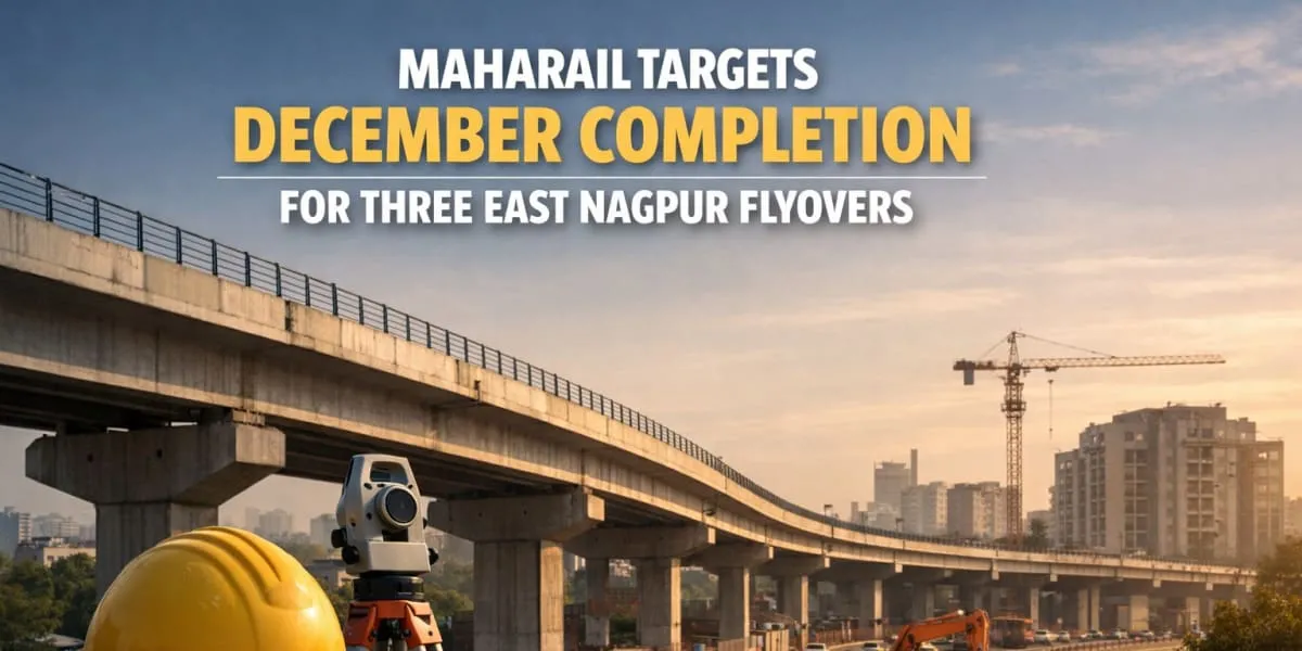 MahaRail Targets December Completion For Three East Nagpur Flyovers