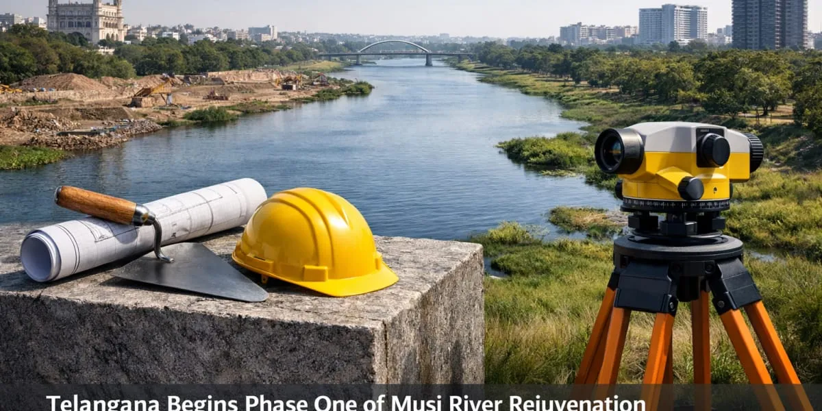 Telangana Begins Phase One of Musi River Rejuvenation
