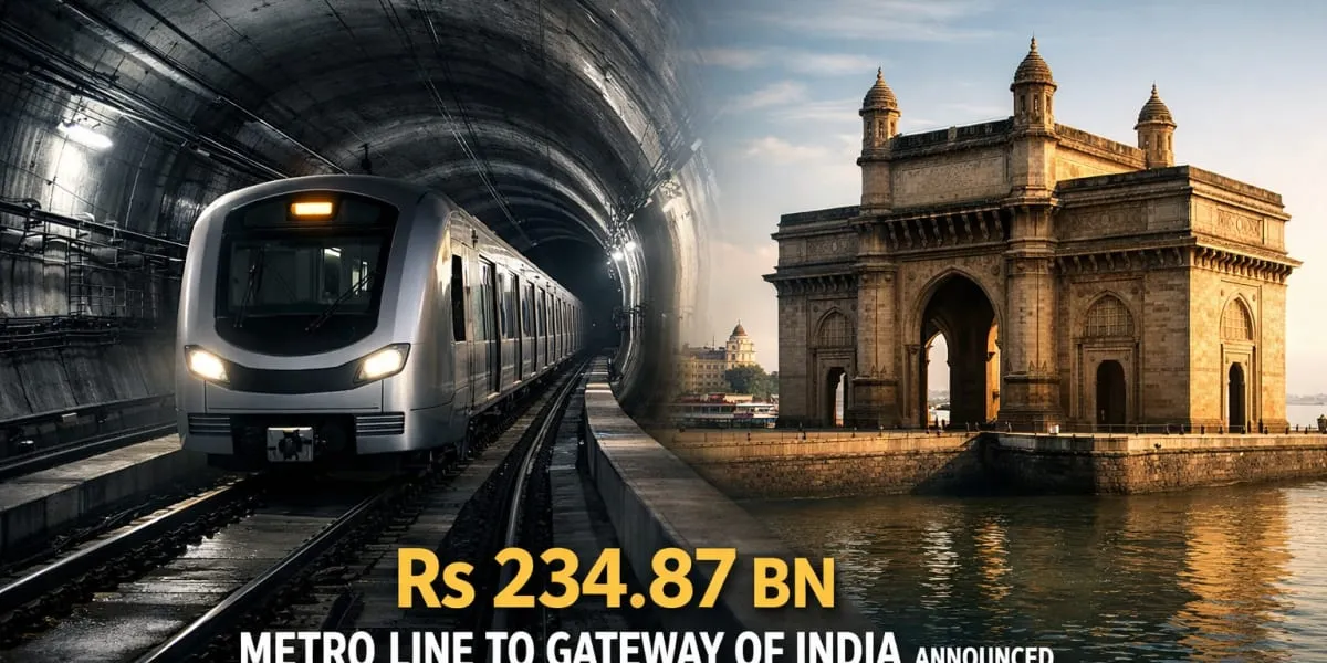 Fadnavis Announces Rs 234.87 bn Metro Line To Gateway Of India