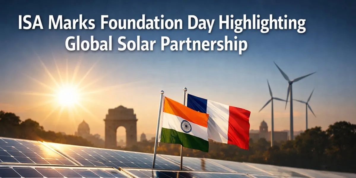 ISA Marks Foundation Day Highlighting Global Solar Partnership