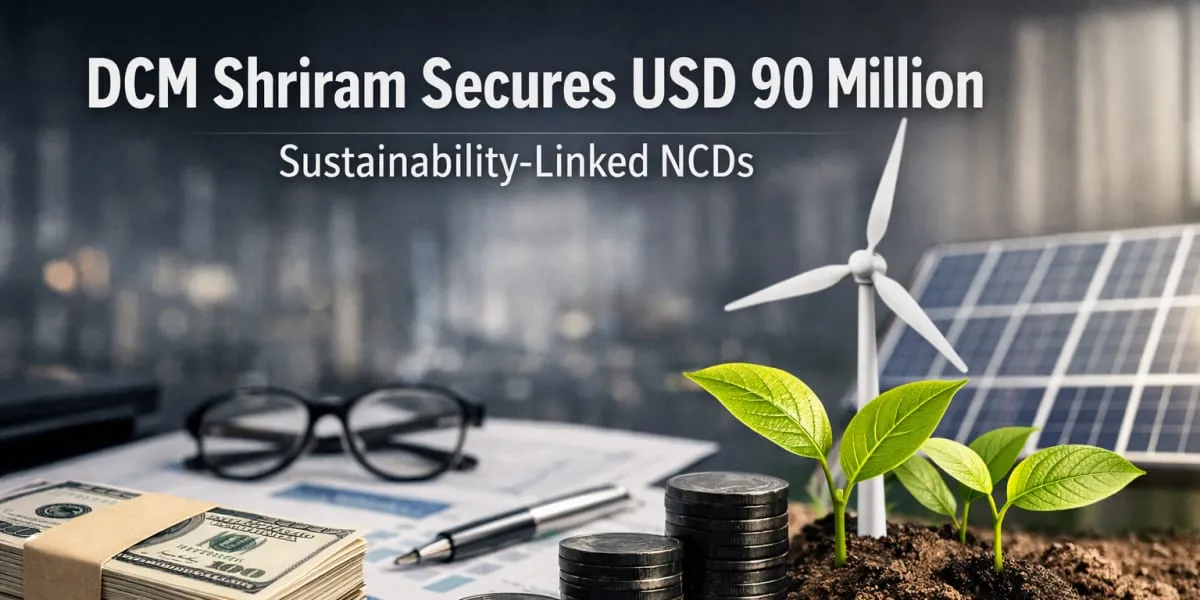 DCM Shriram Secures USD 90 mn Sustainability-Linked NCDs