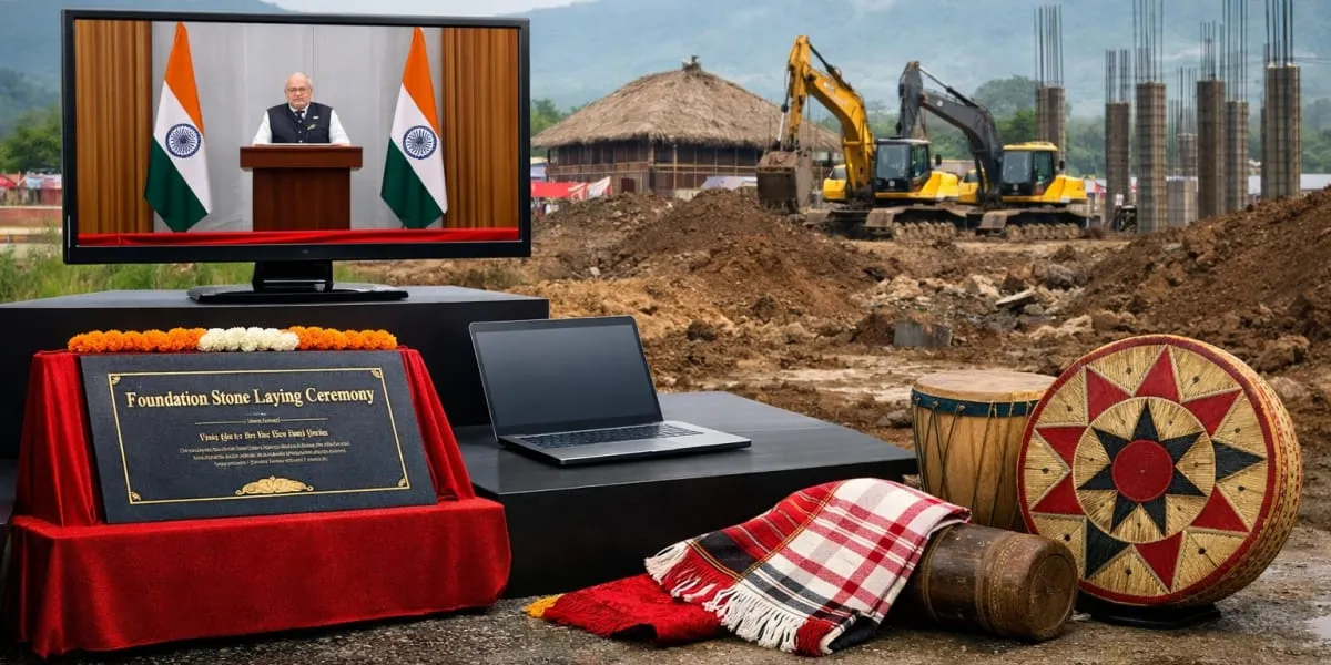 Prime Minister Lays Foundation For Development Works In Kokrajhar