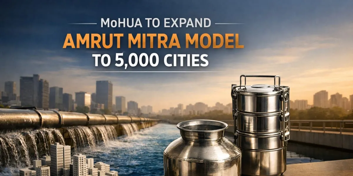 MoHUA to Expand AMRUT Mitra Model to 5,000 Cities