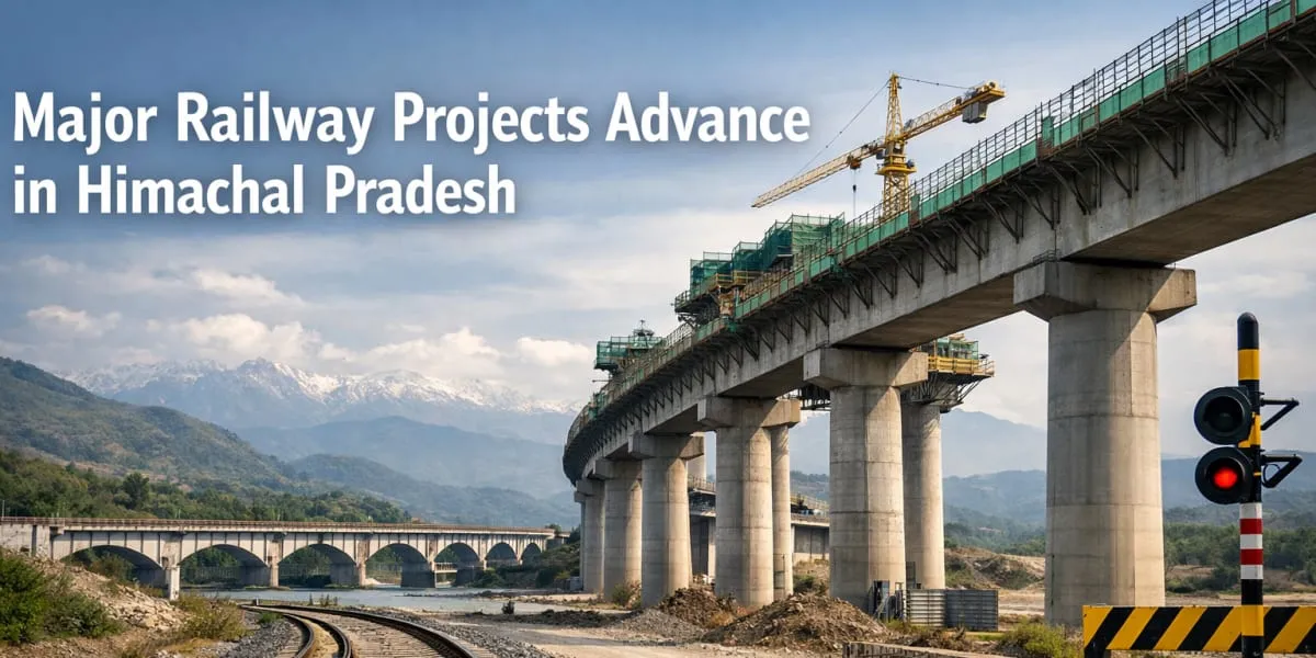 Major Railway Projects Advance in Himachal Pradesh