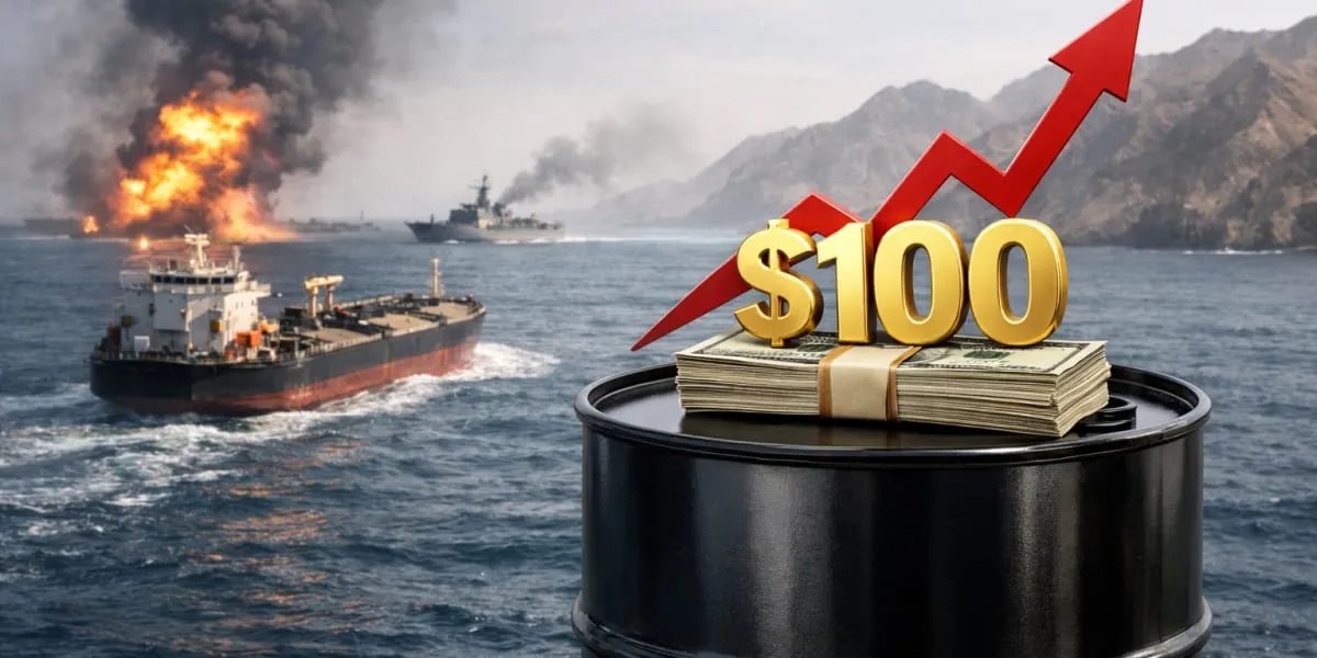Oil Tops $100 as Strait Disruptions Hit Supply