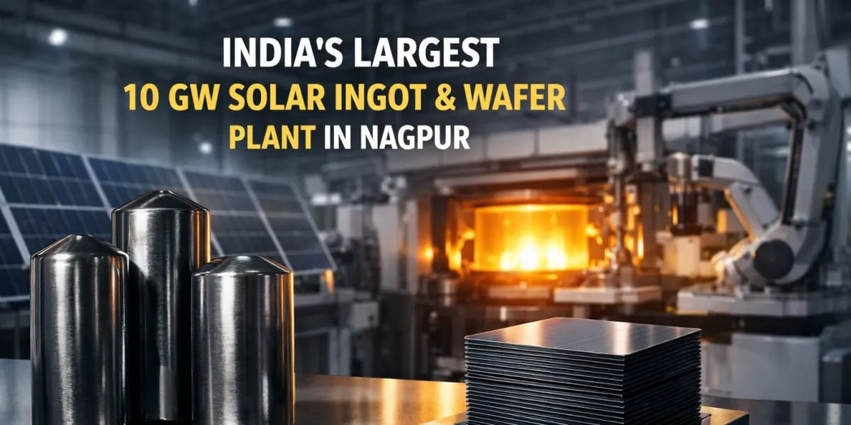 Waaree to Build India’s Largest 10 GW Solar Ingot and Wafer Plant in Nagpur