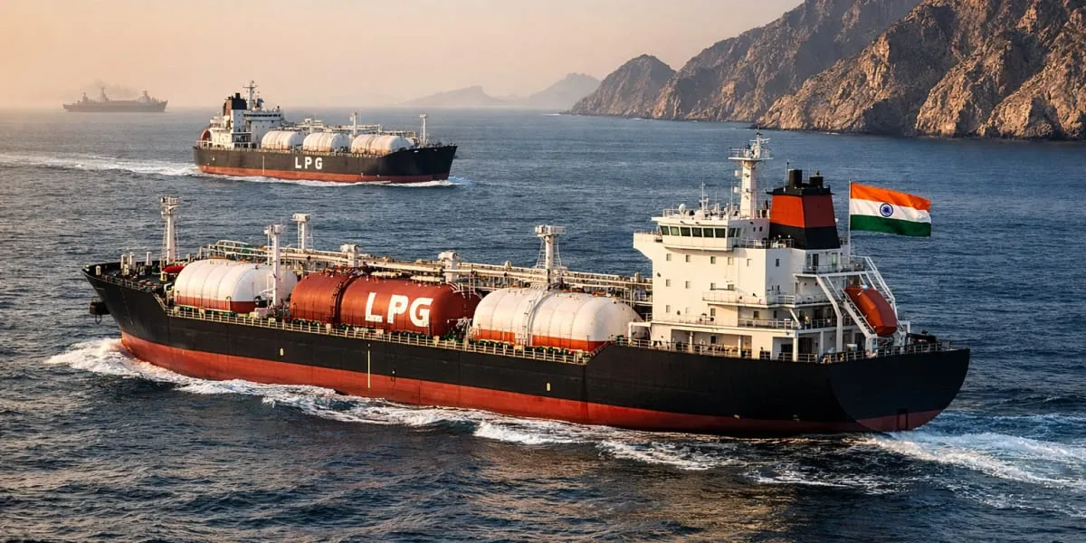 Two Indian LPG Vessels Cross Strait Of Hormuz En Route To Gujarat