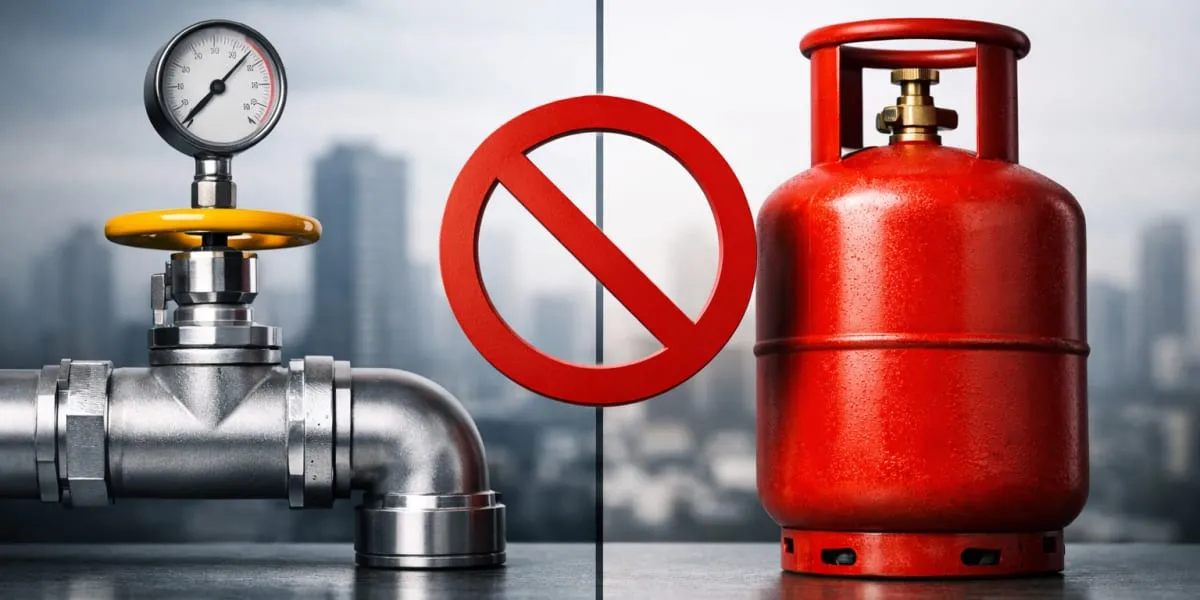 India Bars LPG Refills For Consumers With Piped Gas Connections