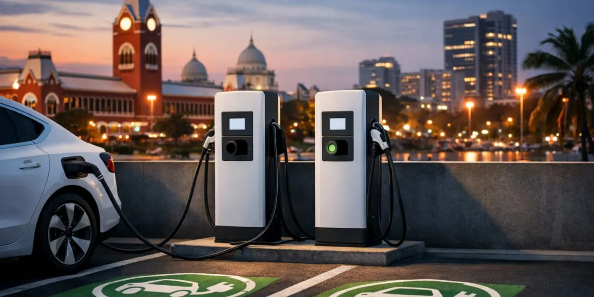 Chennai to Add EV Charging Stations in Key Neighbourhoods