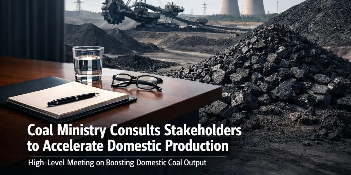 Coal Ministry Consults Stakeholders to Accelerate Domestic Production