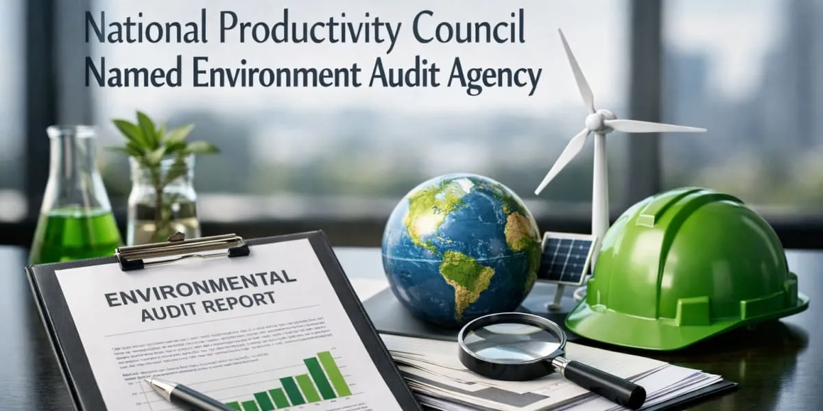 National Productivity Council Named Environment Audit Agency
