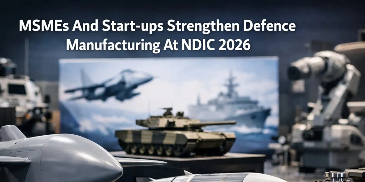 MSMEs And Start-ups Strengthen Defence Manufacturing At NDIC 2026