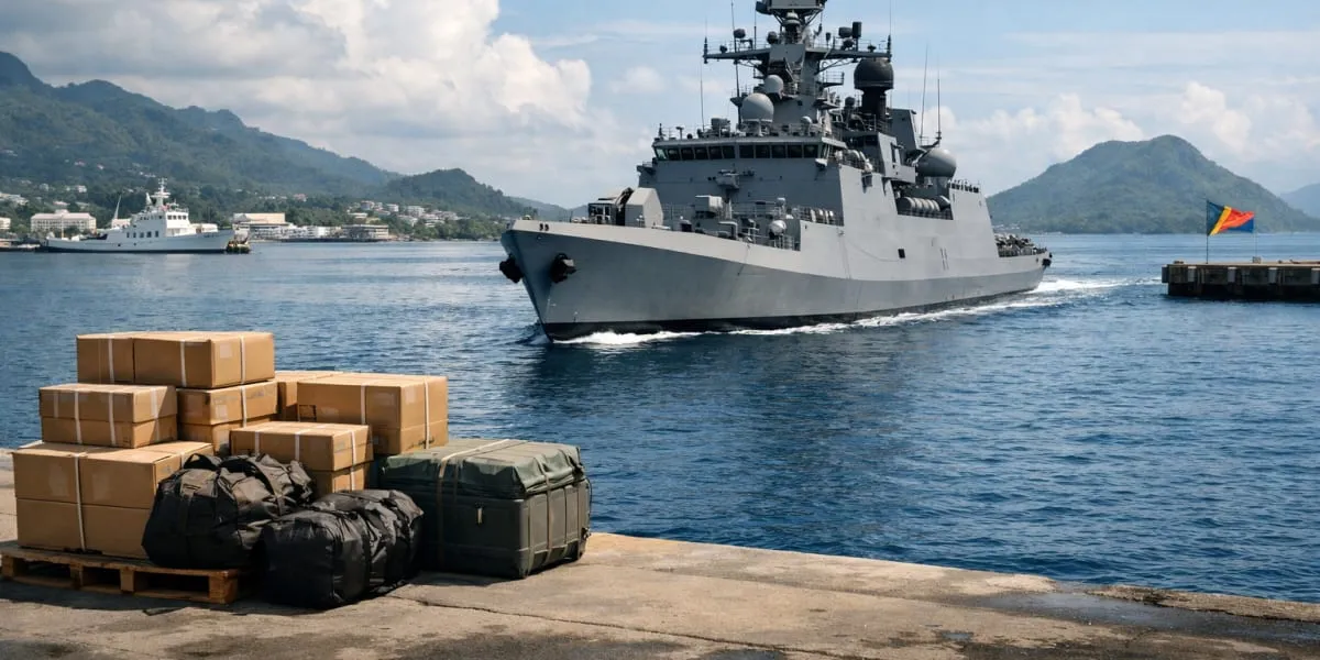 INS Trikand Concludes Port Call In Seychelles After Lamitiye Exercise