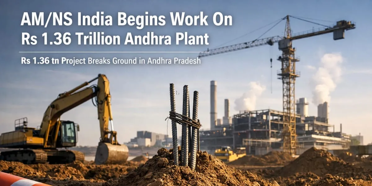 AM/NS India Begins Work On Rs 1.36 Trillion Andhra Plant