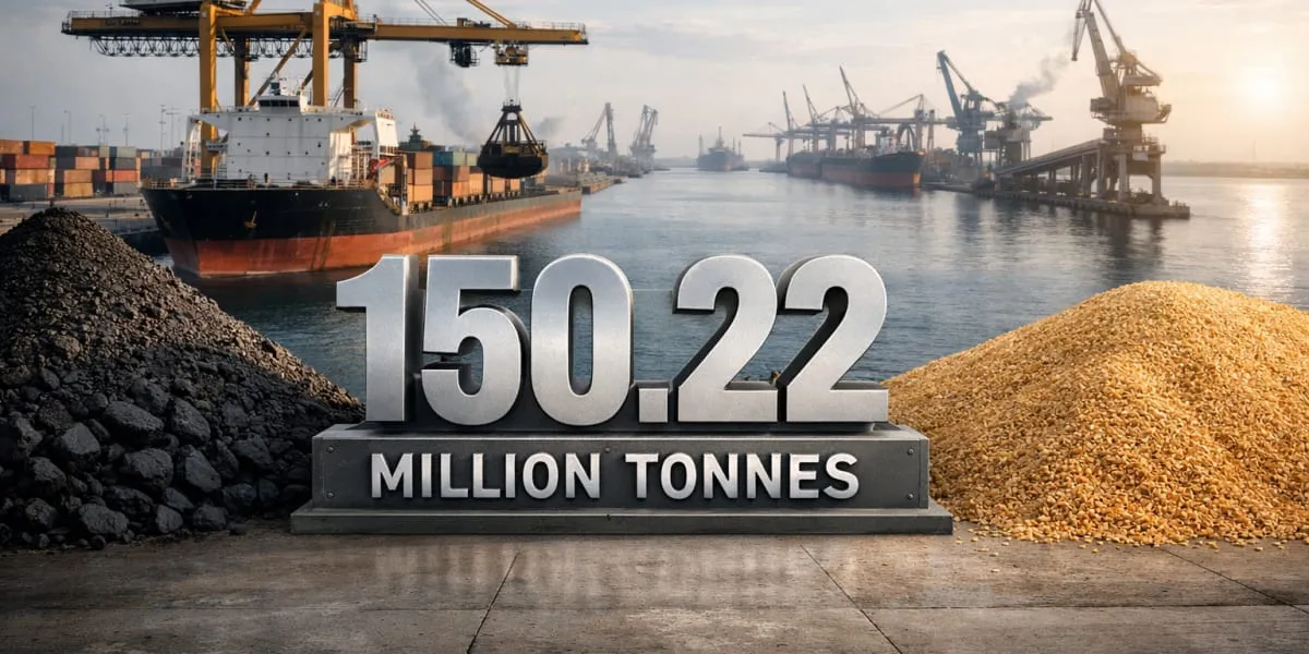 Paradip Port Surpasses 150.22 Million Tonnes Throughput