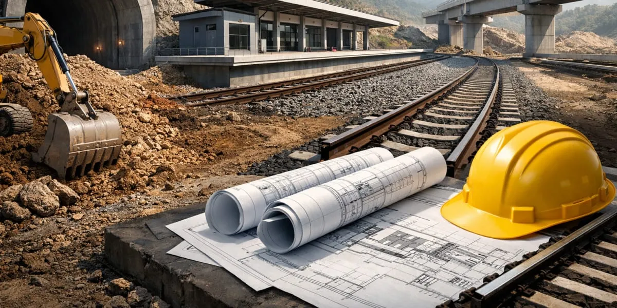 Taranga Hill Ambaji Abu Road Rail Project Station Work Begins