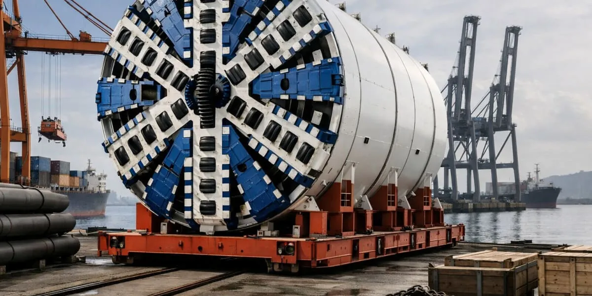 Tunnel Boring Machines for Bullet Train Project to Arrive in Mumbai Today