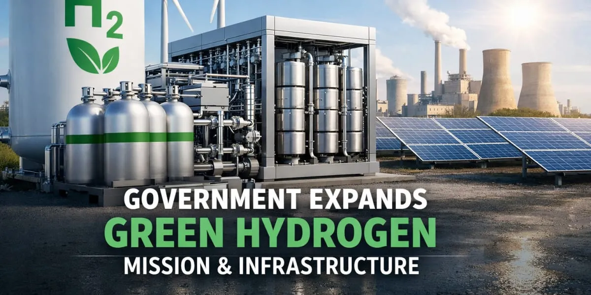Government Expands Green Hydrogen Mission and Infrastructure