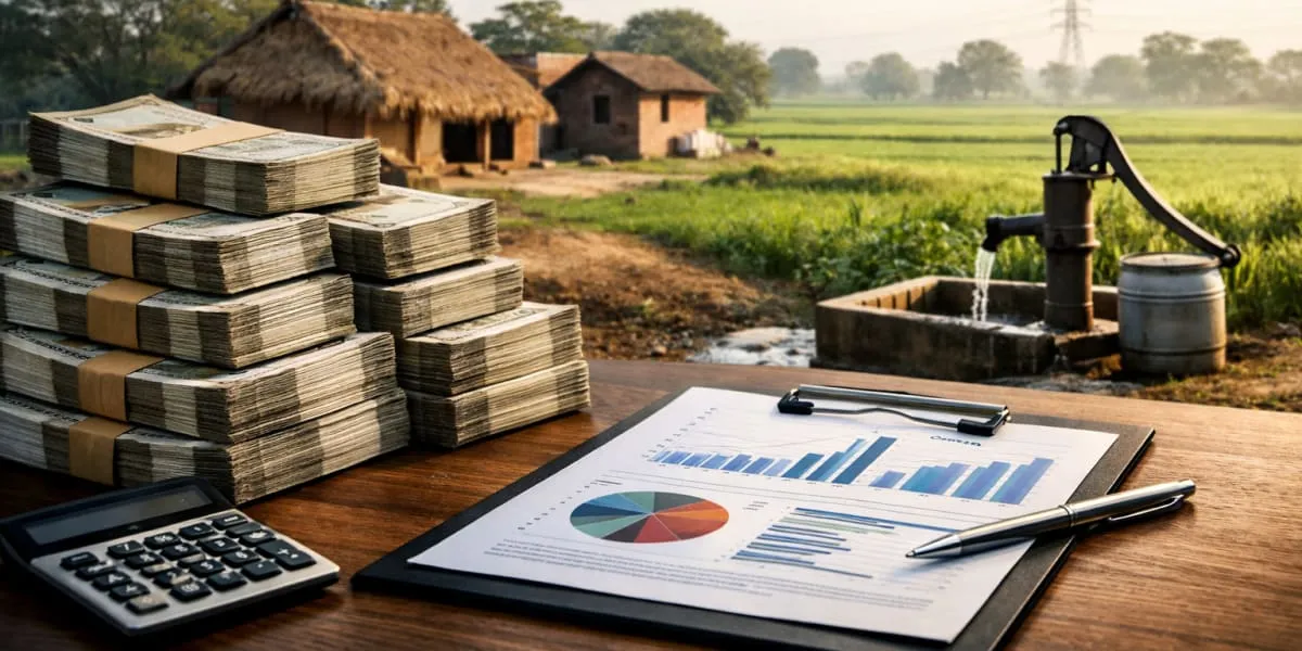 Centre Disburses Rs 43,839.8 mn in XV-FC Grants for Rural Bodies