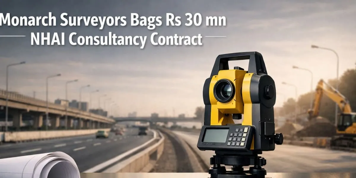 Monarch Surveyors Bags Rs 30 mn NHAI Consultancy Contract