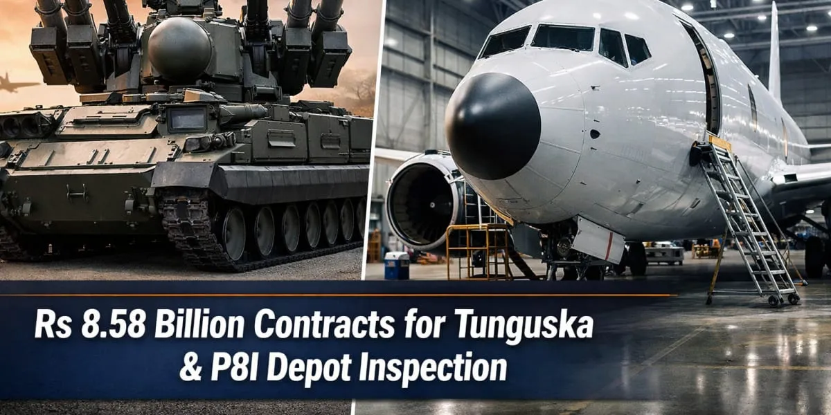 MoD Awards Rs 8.58 Billion Contracts For Tunguska And P8I Depot Inspection