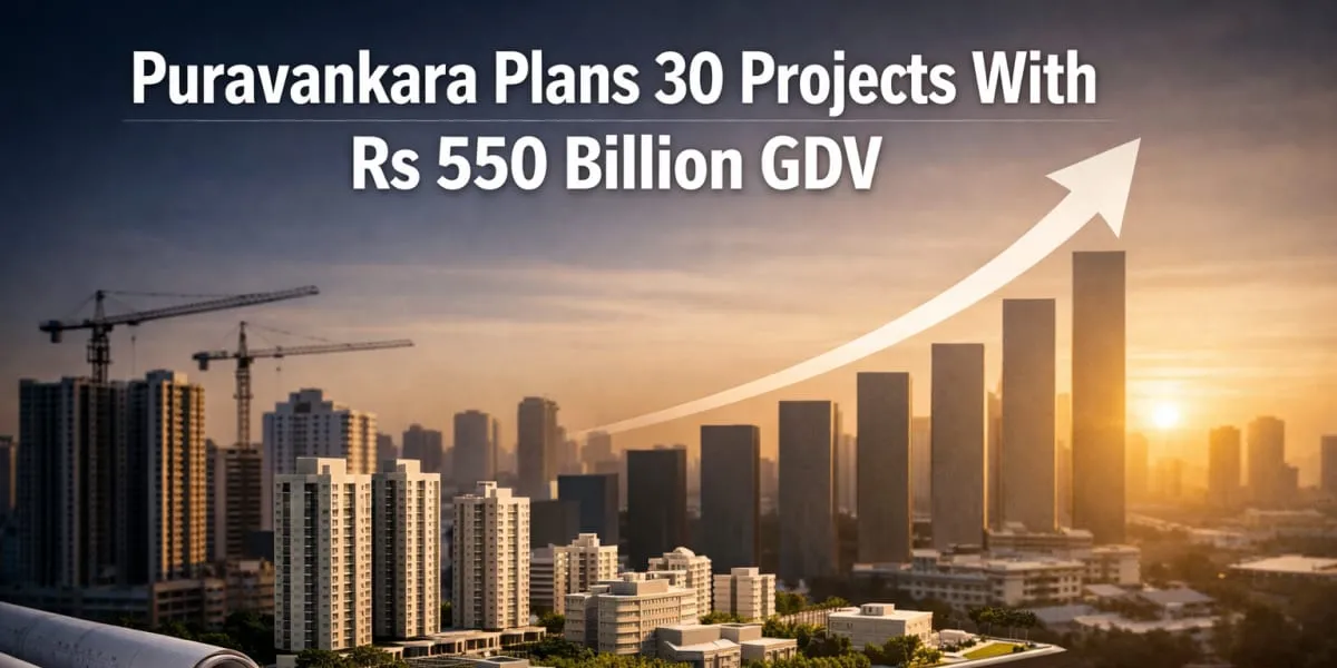 Puravankara Plans 30 Projects With Rs 550 Billion GDV