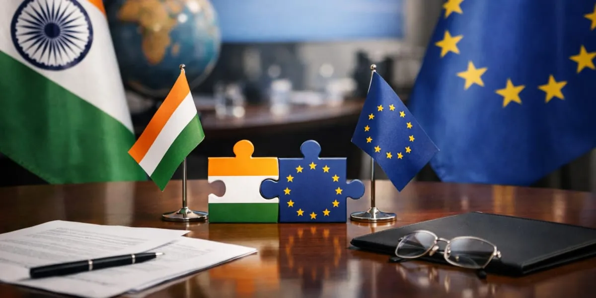 Goyal Holds Bilateral Talks With EU Trade Commissioner