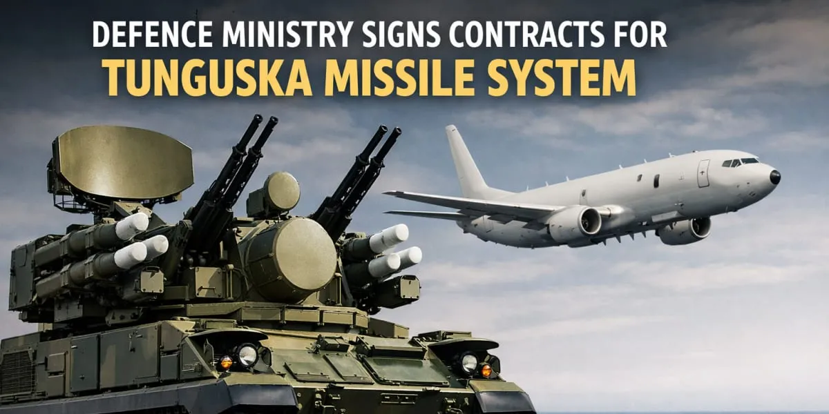 Defence Ministry Signs Contracts For Tunguska Missile System