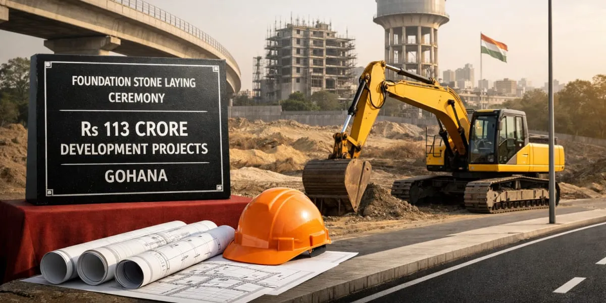 Haryana CM Saini Launches Rs 113 Crore Projects In Gohana