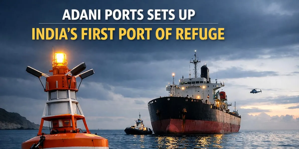 Adani Ports Sets Up India's First Port Of Refuge