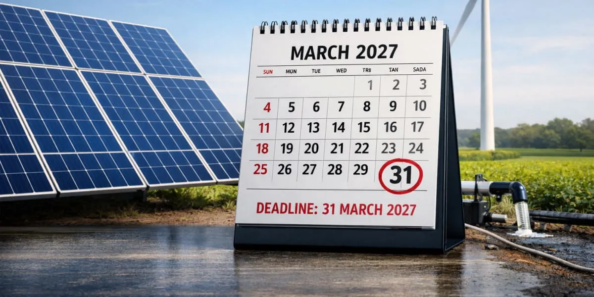 MNRE Extends PM KUSUM Project Completion Deadline To 31 March 2027