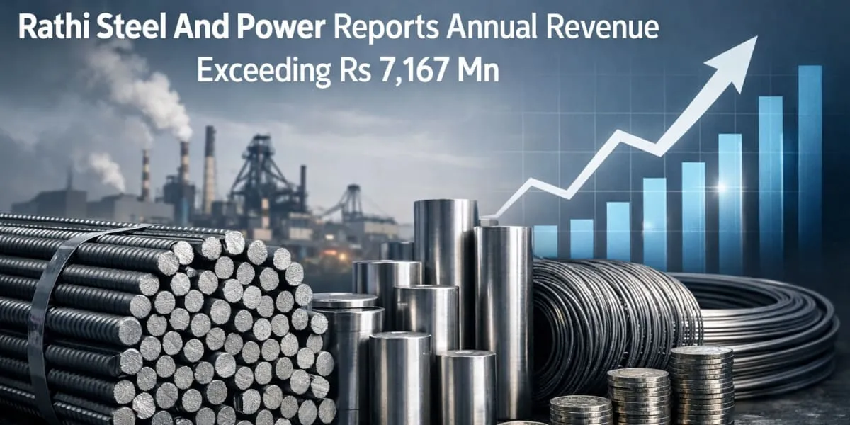 Rathi Steel And Power Reports Annual Revenue Exceeding Rs 7,167 mn
