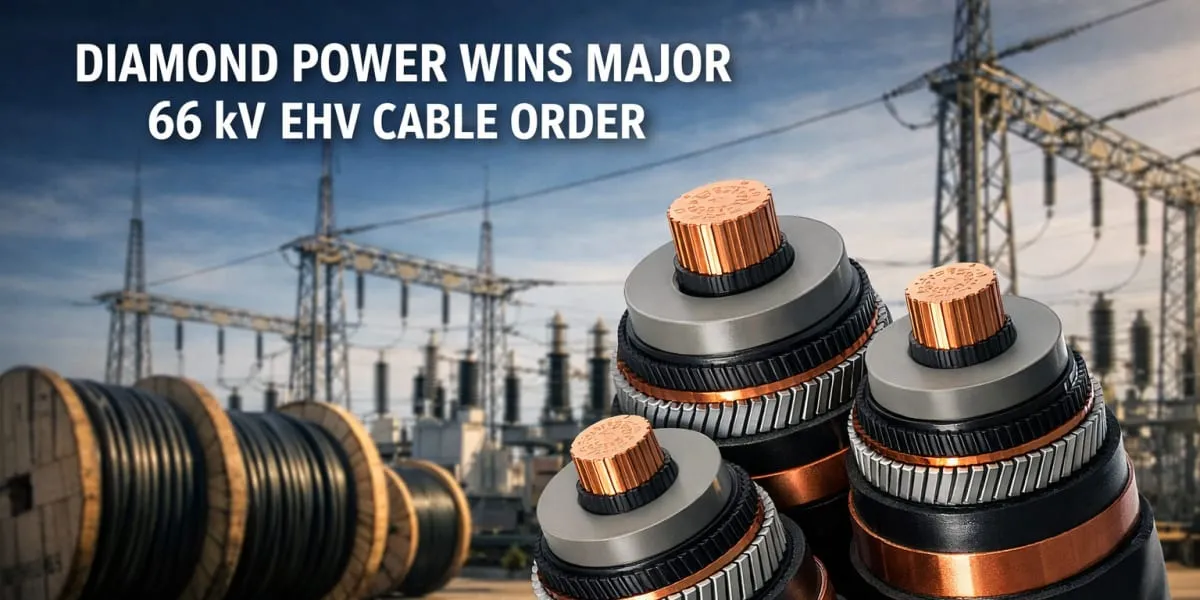 Diamond Power Wins Major 66 kV EHV Cable Order