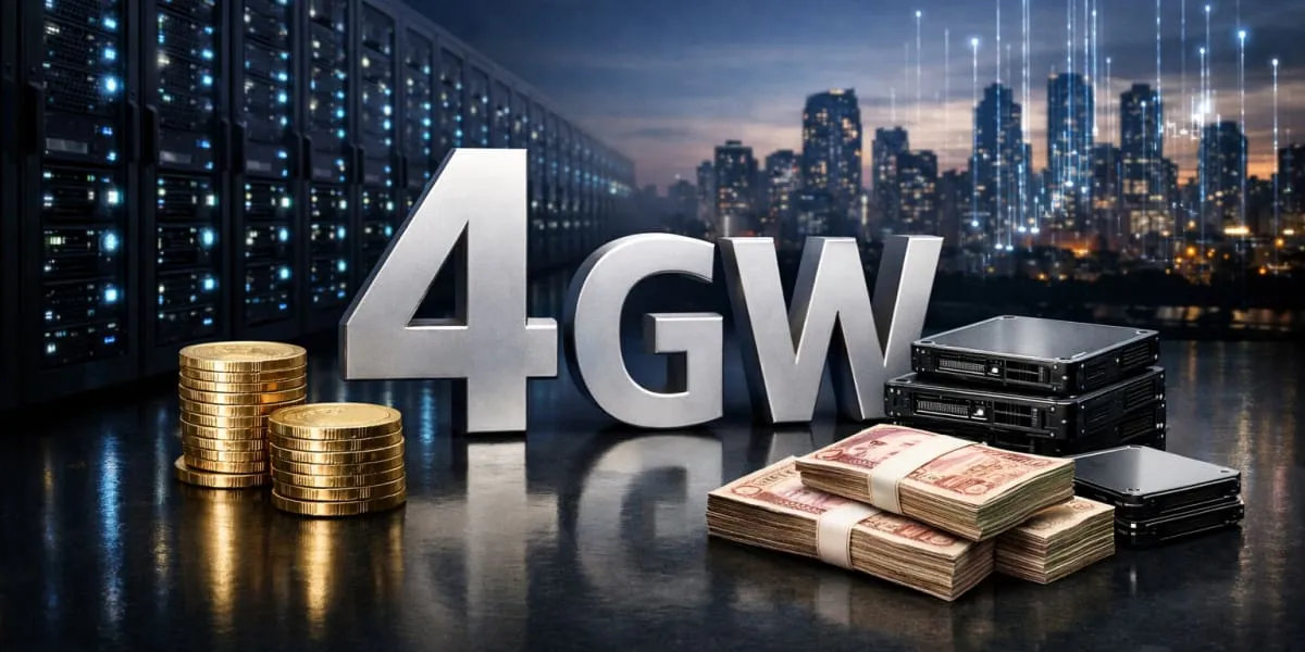 Indian Data Centre Capacity To Reach Four Gigawatts By FY30