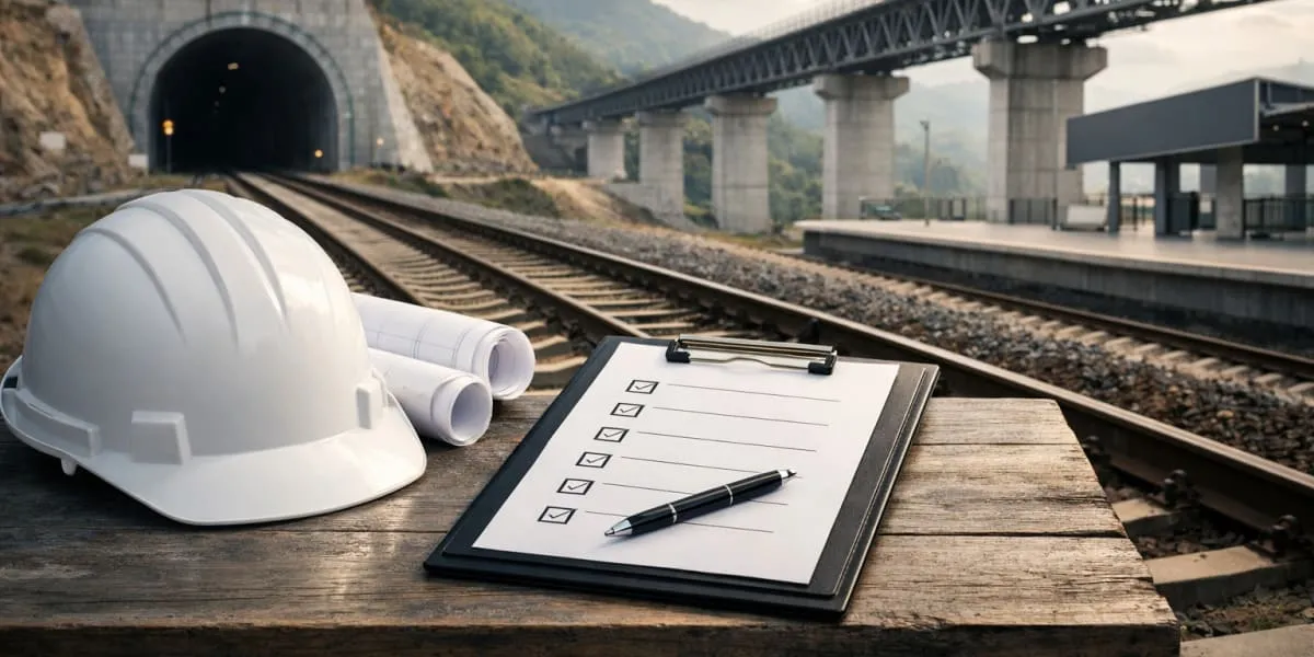 GM Inspects Katra-Baramulla Line, Flags Deadlines And Safety Compliance