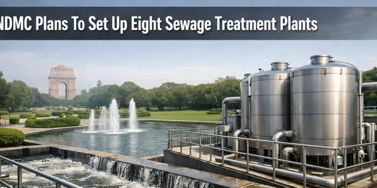 NDMC Plans To Set Up Eight Sewage Treatment Plants