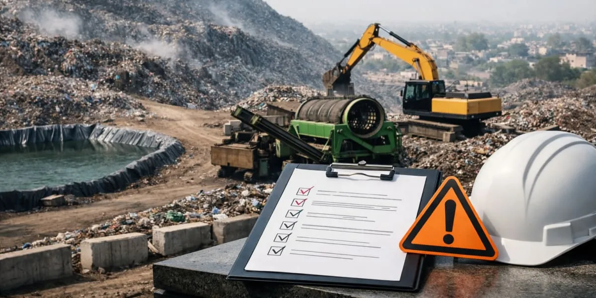 LG Inspects Bhalswa, Directs MCD To Upgrade Waste Management