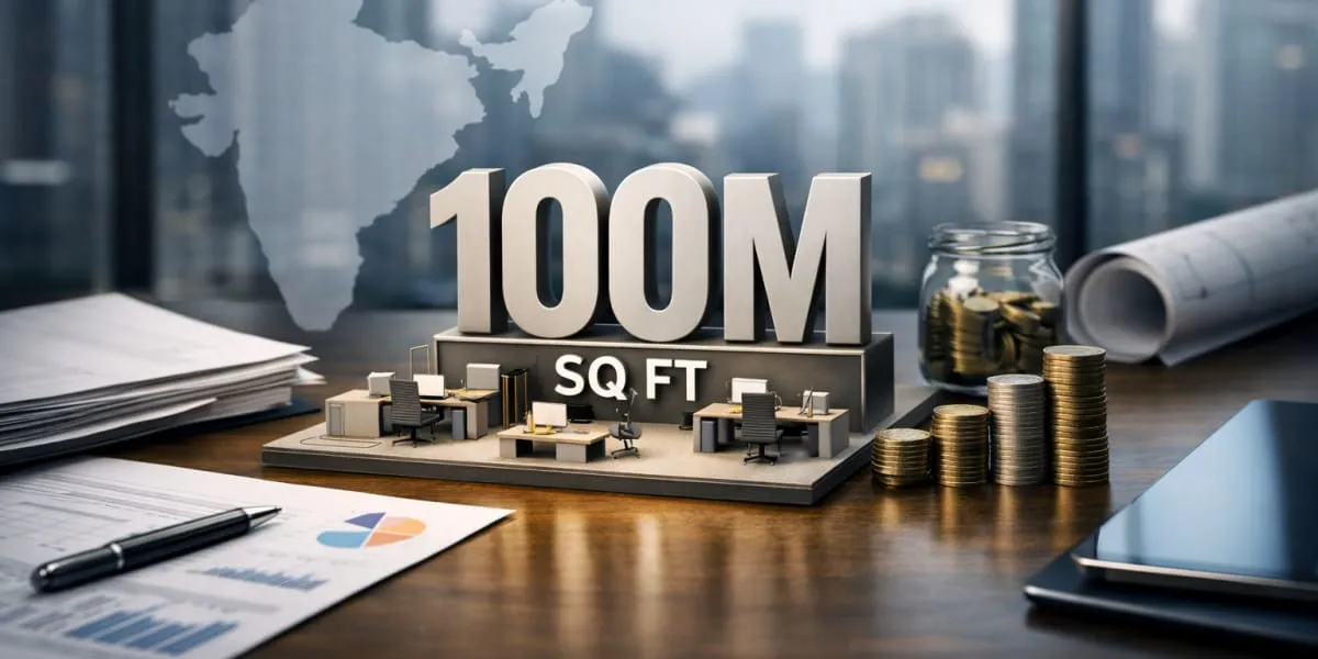 India Flex Workspace Stock Crosses 100 Mn Sq Ft