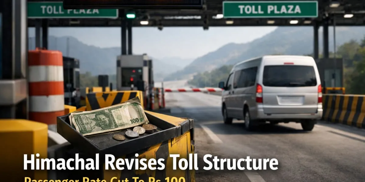 Himachal Revises Toll Structure, Passenger Rate Cut To Rs 100