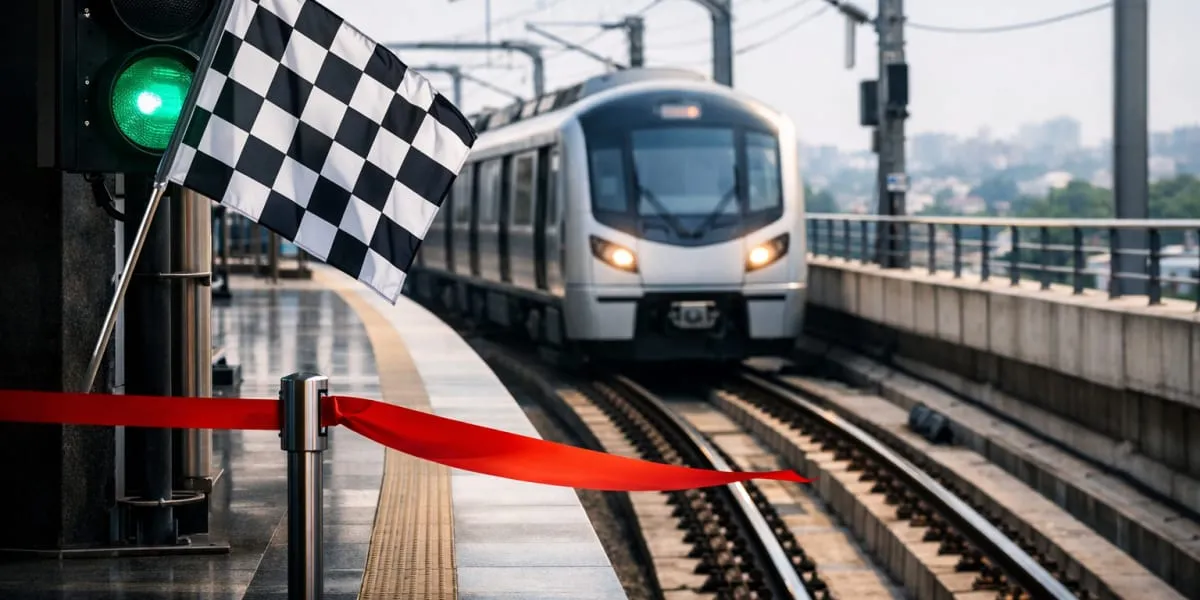 Delhi-Faridabad Metro Extension Flagged Off