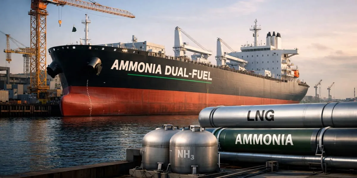 SDHI Secures India's First Ammonia Dual-Fuel Bulk Carrier Order