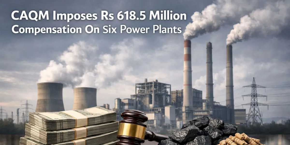 CAQM Imposes Rs 618.5 Million Compensation On Six Power Plants