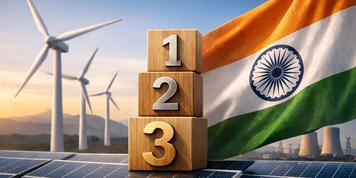 India Third Globally In Renewable Energy Capacity