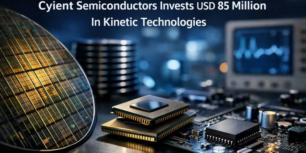Cyient Semiconductors Invests USD 85 Million In Kinetic Technologies
