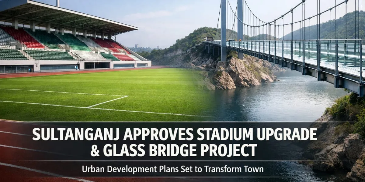 Sultanganj Civic Body Clears Stadium Upgrade And Glass Bridge Plan