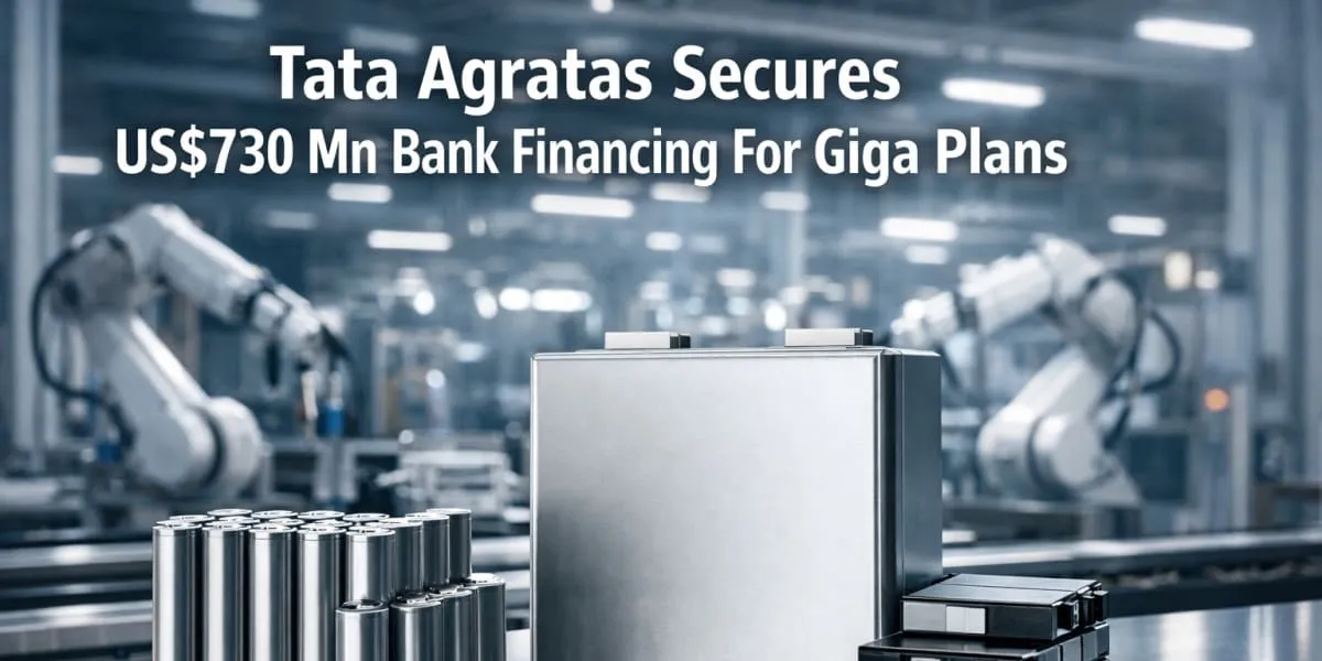 Tata Agratas Secures US$730 mn Bank Financing For Giga Plans