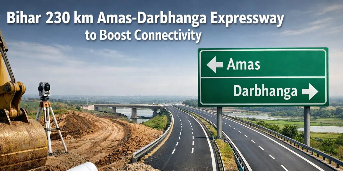 Bihar 230km Amas-Darbhanga Expressway to Boost Connectivity