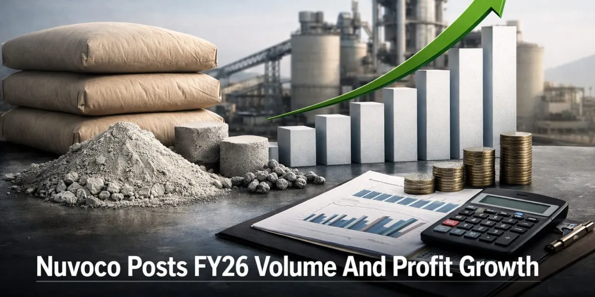 Nuvoco Posts FY26 Volume And Profit Growth